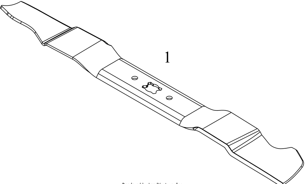 Blade Diagram and Parts List for SC500EZ (12ACC6S6756)(2016) Cub Cadet Lawn Mower